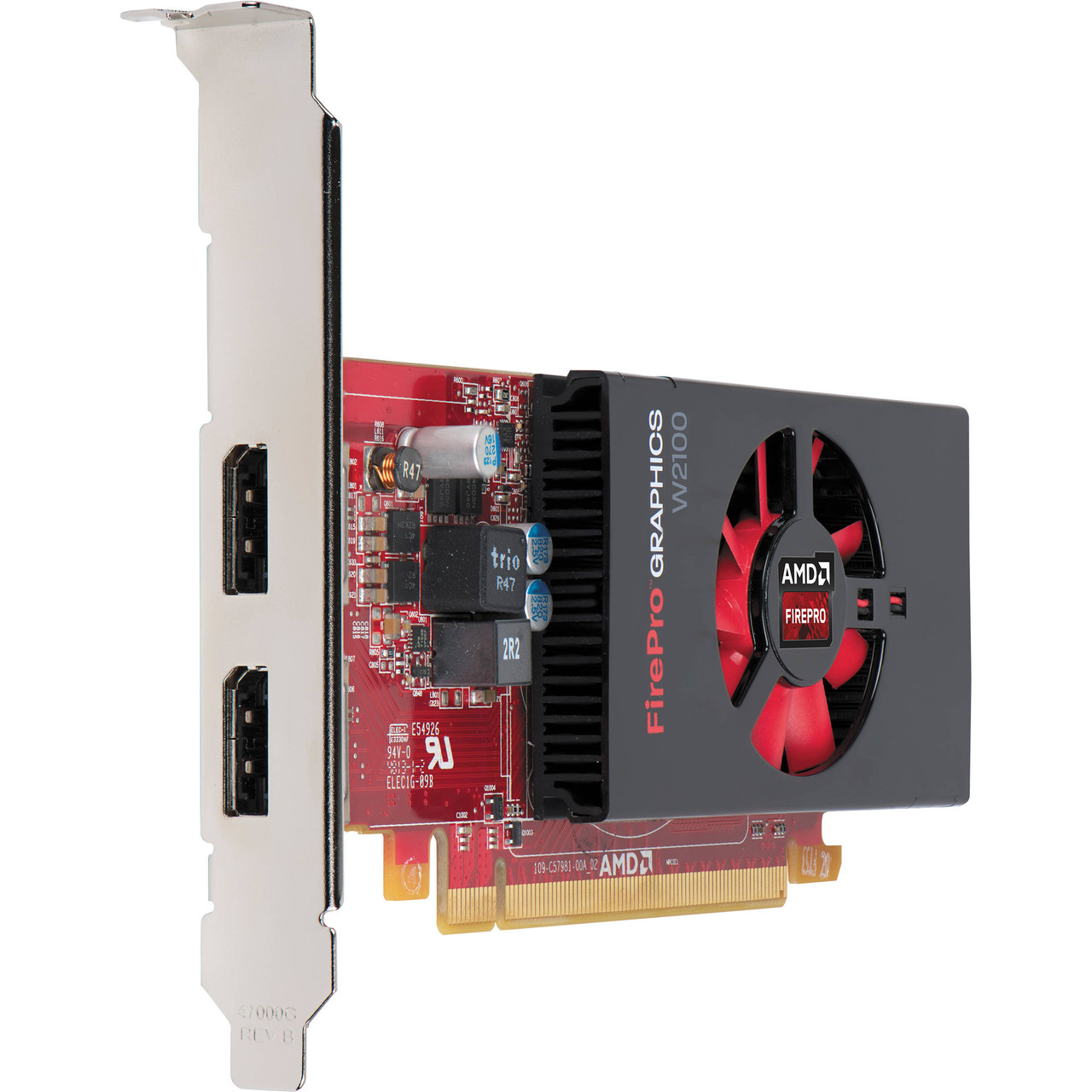 AMD FirePro W2100 2GB DDR3 128-bit PCI Express 3.0 x16 Full Height Video  Card